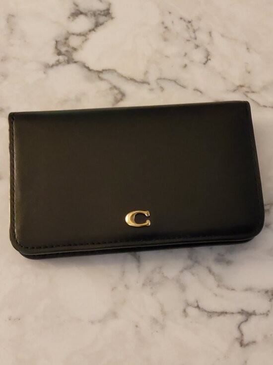 Coach Handbags - Coach Slim Card Case C4818 in Black